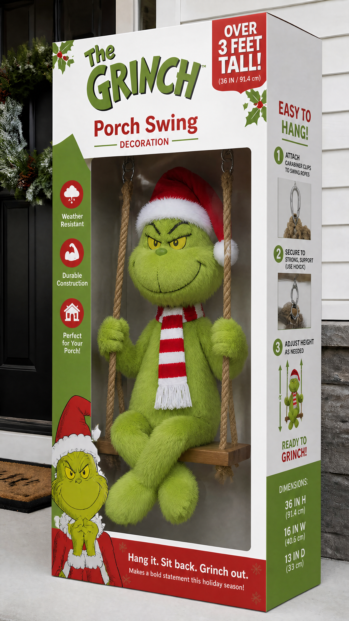 The GRINCH Porch Decoration